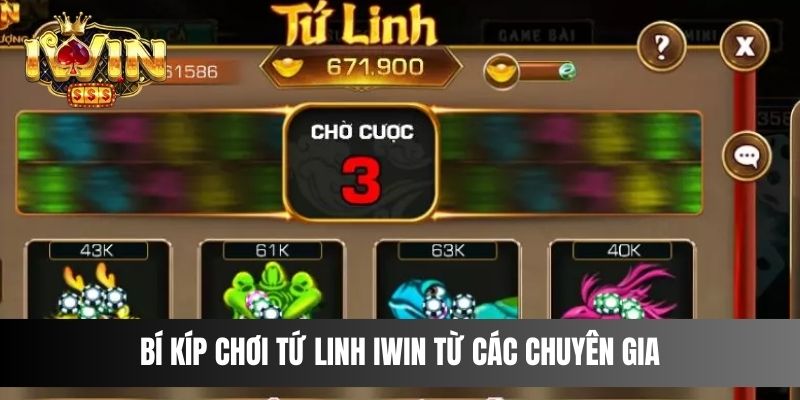 Bí kíp chơi Tứ Linh IWIN từ các chuyên gia