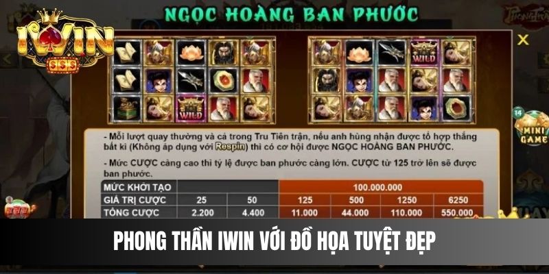 Phong Thần IWIN với đồ họa tuyệt đẹp