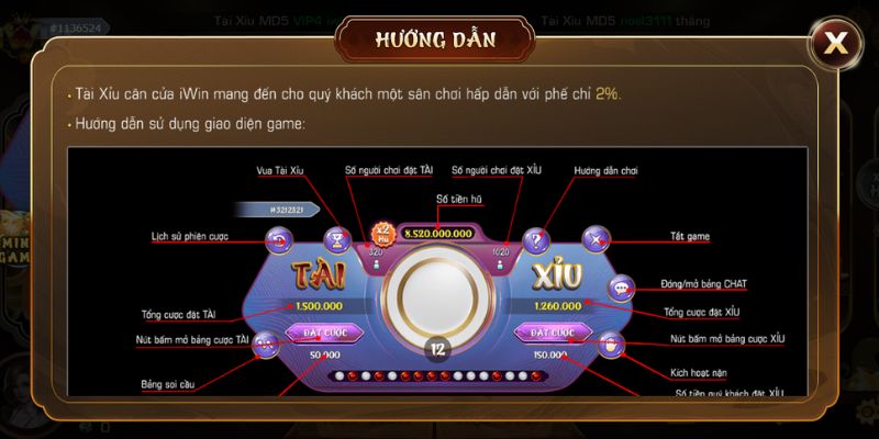 Hướng dẫn chơi tài xỉu qua luật chơi và danh sách cửa cược